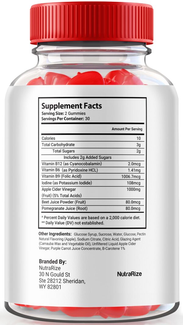 Version 1.0.0 Gomitas premium Rapid Charge Keto ACV NutraRize