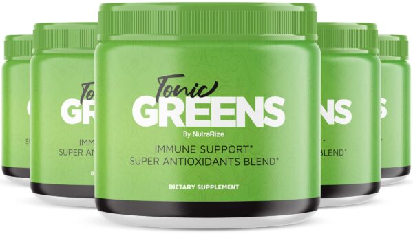 Tonic Greens suplemento natural polvo verde para salud inmunológica 150 porciones