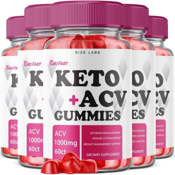 rize labs Pro Fast Keto ACV gomitas para perdida de peso avanzada