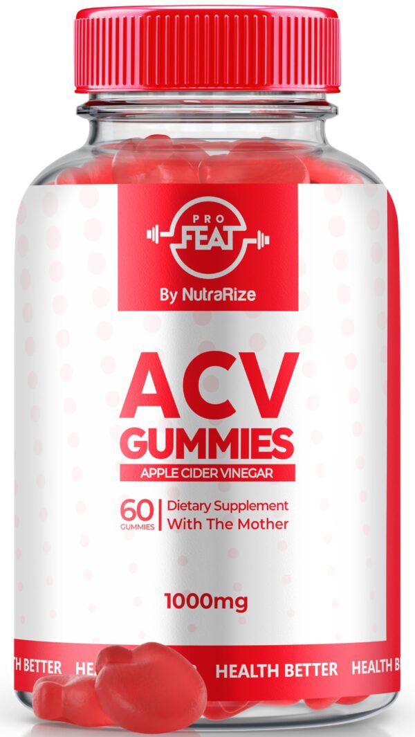 ProFeat Keto ACV Gomitas suplemento vinagre sidra de manzana