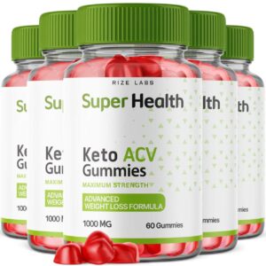 Super Health Keto ACV gomitas paquete 5 con fórmula avanzada