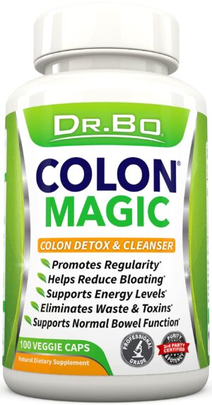 Colon Cleanse Detox cápsulas naturales para limpieza intestinal