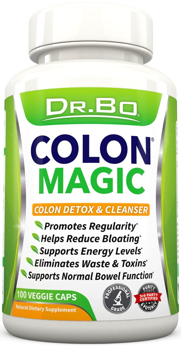 Colon Cleanse Detox cápsulas naturales para limpieza intestinal