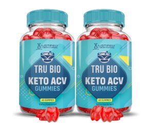 Gomitas Tru Bio Keto ACV 1000mg paquete doble 60 unidades
