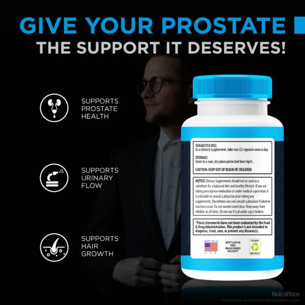 NutraRize Prosta2Care cápsulas para energía y resistencia diarias