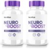 Neuro Boost suplemento cerebral frasco 120 cápsulas paquete doble
