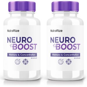 Neuro Boost suplemento cerebral frasco 120 cápsulas paquete doble