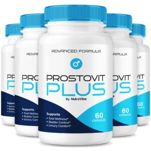 Botellas de Prostovit Plus 300 cápsulas apoyo próstata bienestar hombre
