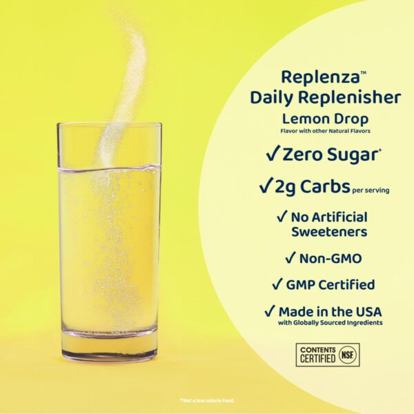 Frasco con tapa de Replenza Daily Replenisher