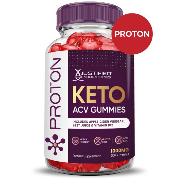 Gomitas Proton Keto ACV sabor dulce y con nutrientes