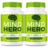 Frasco frontal de Mind Hero cápsulas NutraVibe