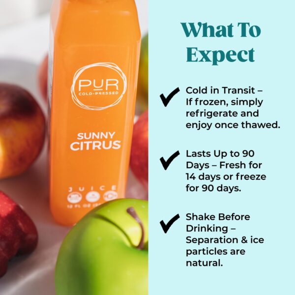 Paquete de jugo Sunny Citrus para hidratación