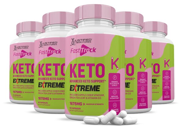 Fast Track Keto ACV Extreme suplemento cápsulas 1675MG soporte cetosis