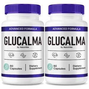 Paquete doble de cápsulas Glucalma para energía y circulación