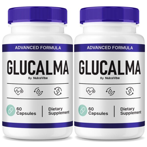 Version 1.0.0 Paquete doble de cápsulas Glucalma para energía y circulación