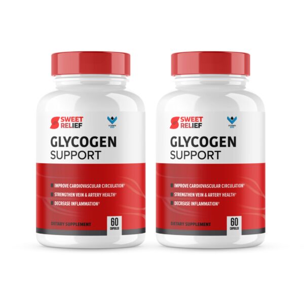 Sweet Relief cápsulas apoyo glucógeno paquete de 2