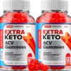 Gomitas Extra Keto ACV fórmula avanzada y fuerza extra 2 paquetes