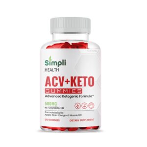 Gold Nutra Simpli Health ACV Keto gominolas paquete