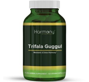 Frasco de Trifala Guggul para detox y armonía metabólica