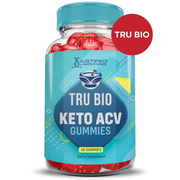 Gomitas veganas de vinagre de manzana Tru Bio