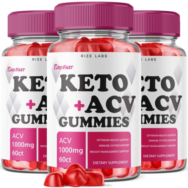 Gomitas Pro Fast Keto con vinagre de sidra de manzana para pérdida de peso
