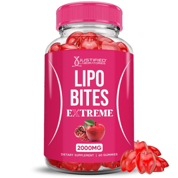 Lipo bites gomitas vinagre sidra manzana paquete principal