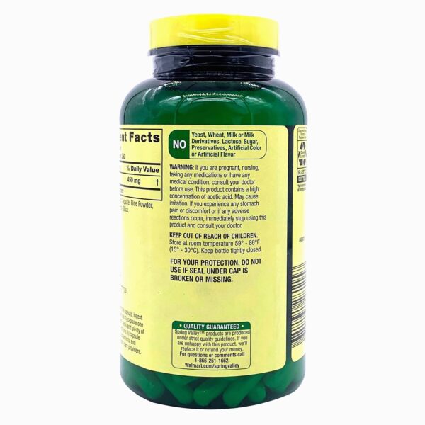 Cápsulas naturales vinagre manzana para rutina diaria