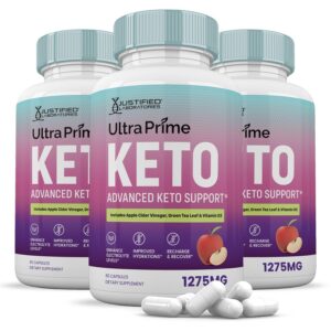 Ultra Prime Keto ACV pastillas 1275MG botella