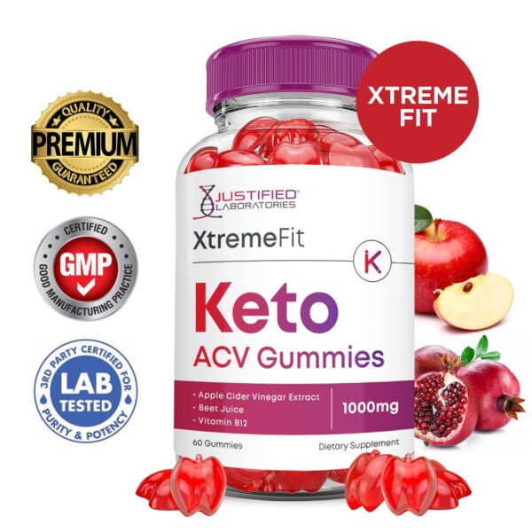 Empaque gomitas Xtreme Fit Keto ACV paquete de 10