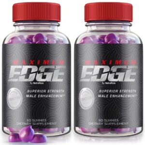 Gomitas Máxima Edge para hombres suplemento de bienestar y energía