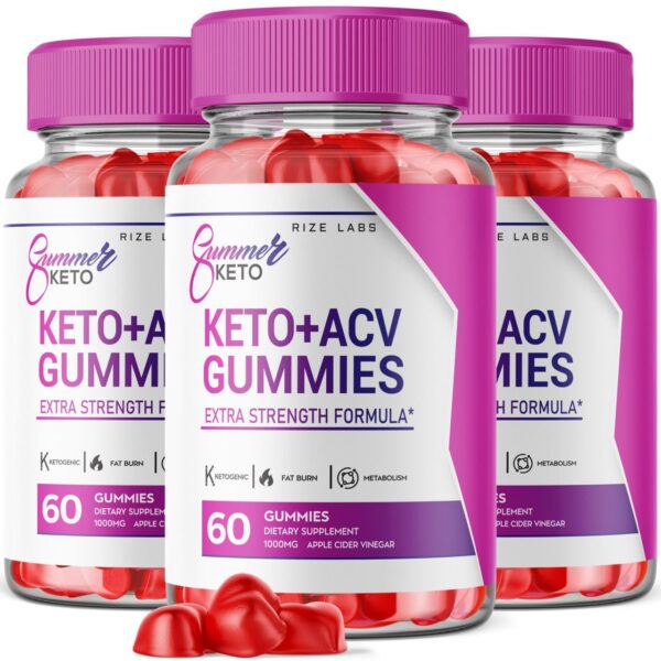 Paquete de gomitas Summer Keto+ACV de rize labs para pérdida de peso