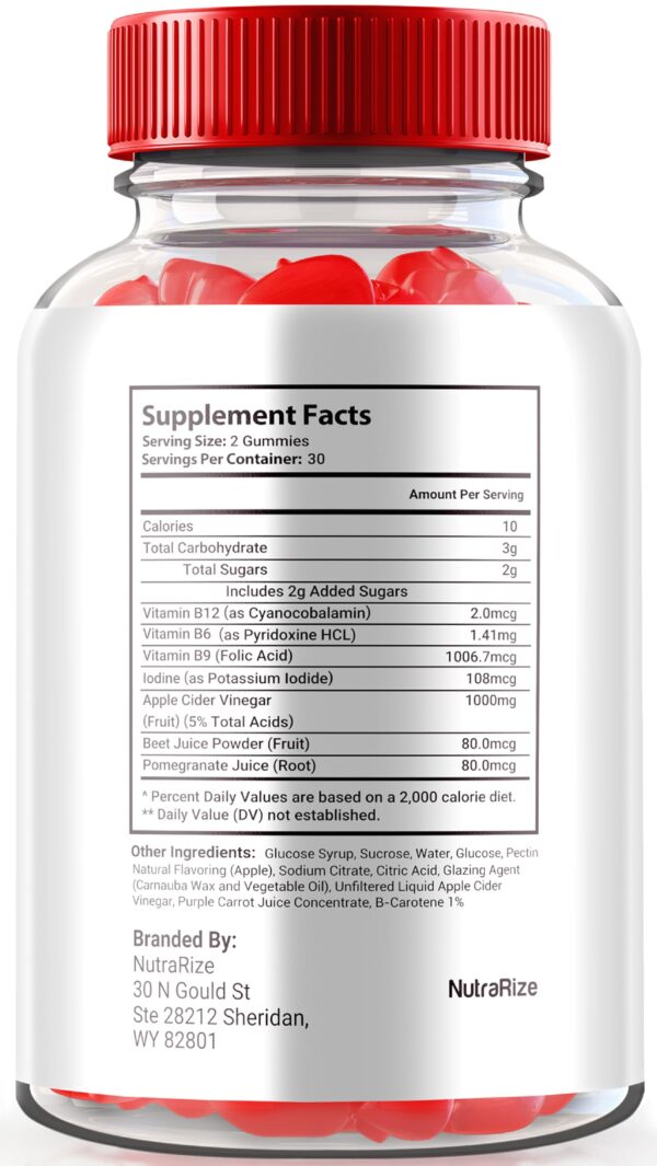 Gomitas Trim Tummy fórmula keto y vinagre de manzana