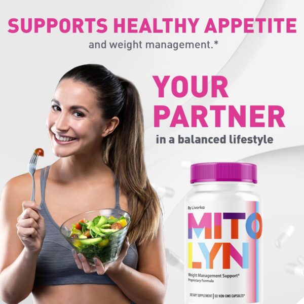 Suplemento Mitolyn 120 cápsulas para salud y soporte