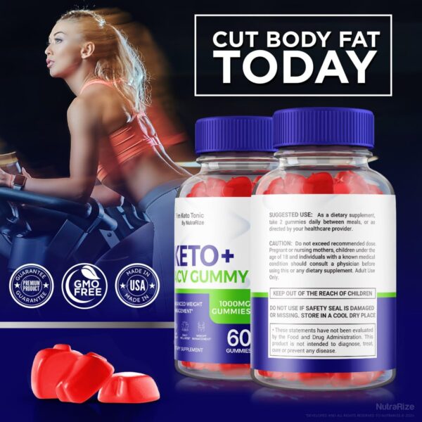 Gomitas Trim Keto Tonic para metabolismo y pérdida grasa