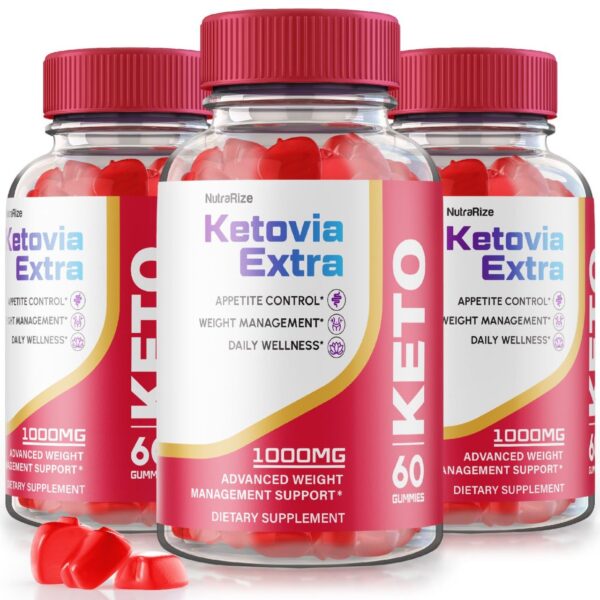 Gomitas Ketovia Extra paquete 3 pérdida de peso avanzada