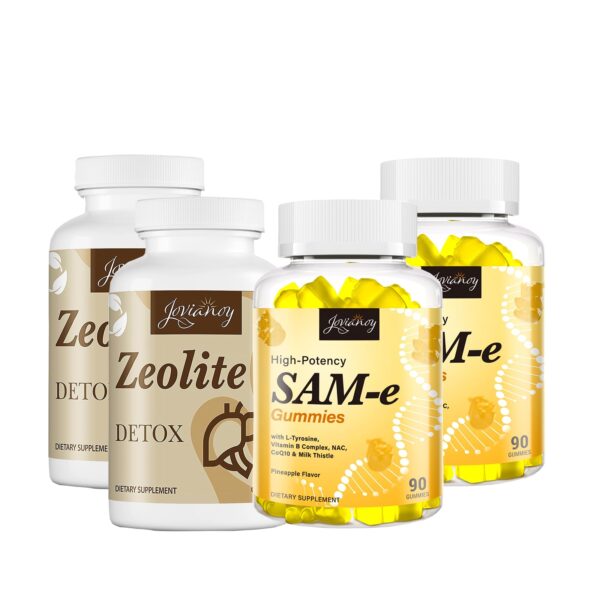 Jovianoy cápsulas detox zeolita paquete doble