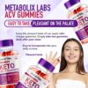 Imagen gomitas Metabolix ACV en blister y frasco