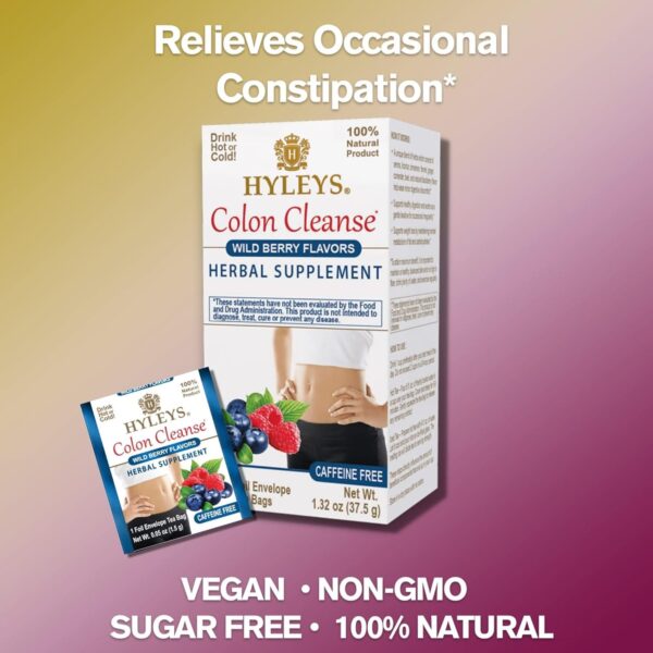 Presentación té colon Hyleys acai baya