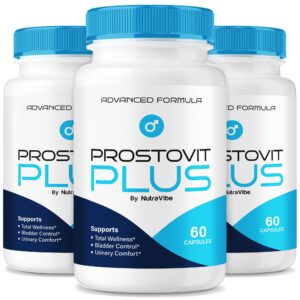 Paquete de 3 Prostovit Plus cápsulas para salud prostática