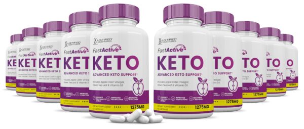 Cápsulas Justified Laboratories Keto ACV 1275MG paquete de 10