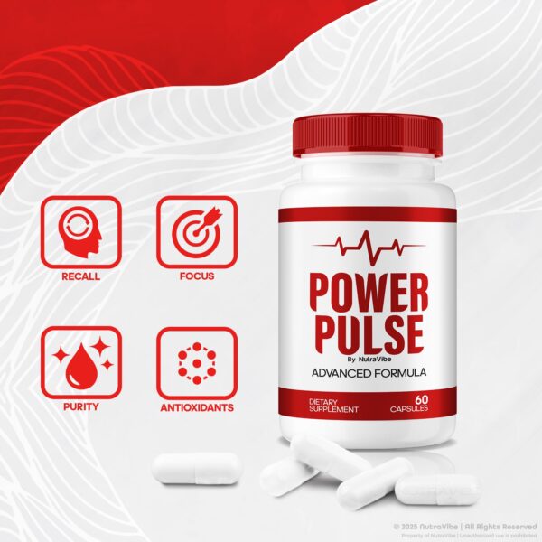 Cápsulas PowerPulse Memory paquete tripack para agudeza mental
