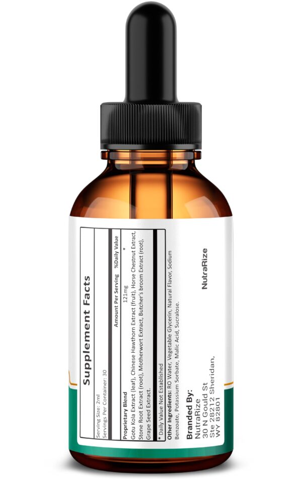 Botella GlucoTonic gotero líquido 2 oz suplemento natural salud