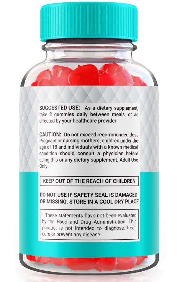 Closeup Gomitas Clean Keto con Vinagre de Sidra de Manzana