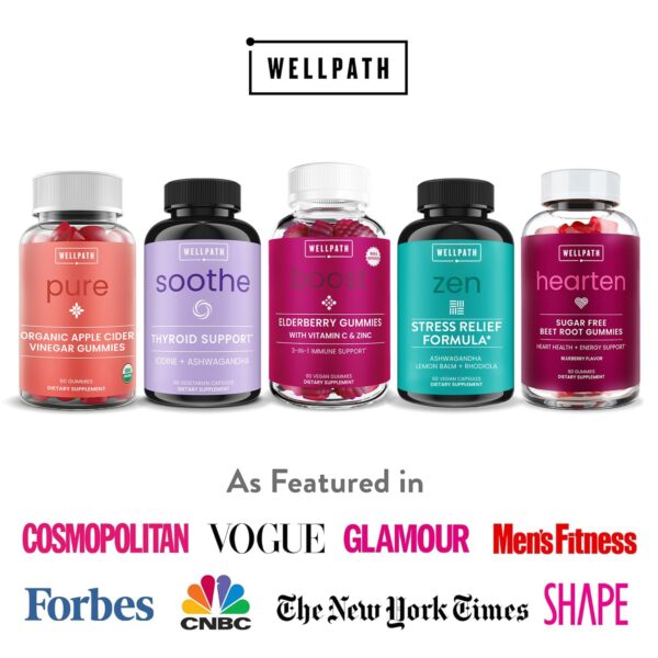 Gomitas WellPath vinagre sidra manzana orgánico 120 unidades