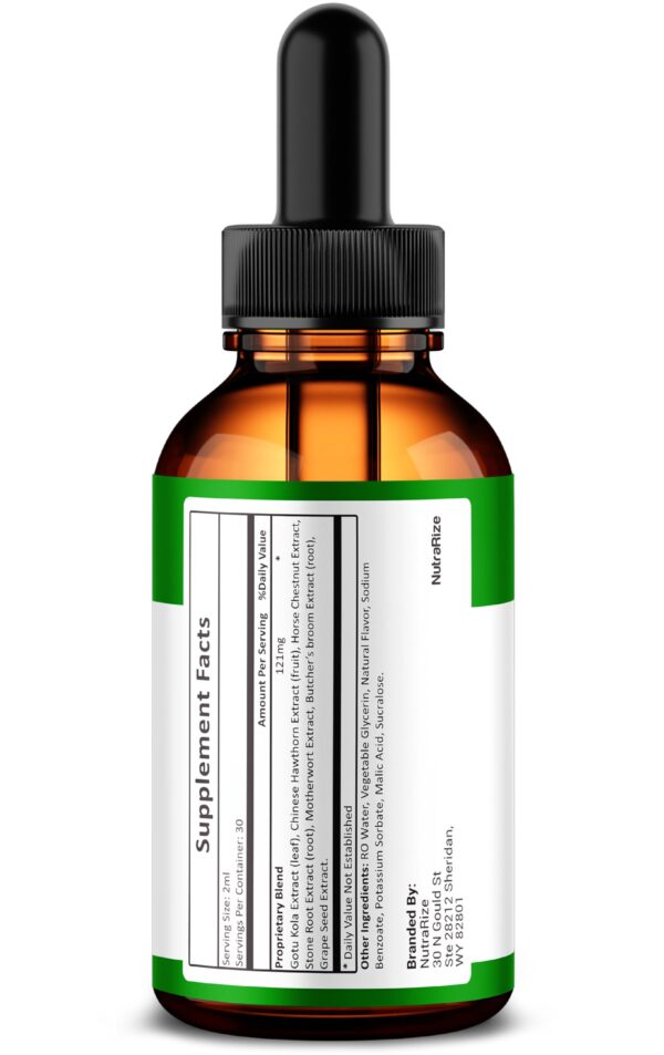 Gotas GlucoFlux fórmula natural para energía y circulación