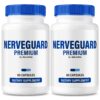 NutraVibe NerveGuard paquete frontal con cápsulas para salud nerviosa