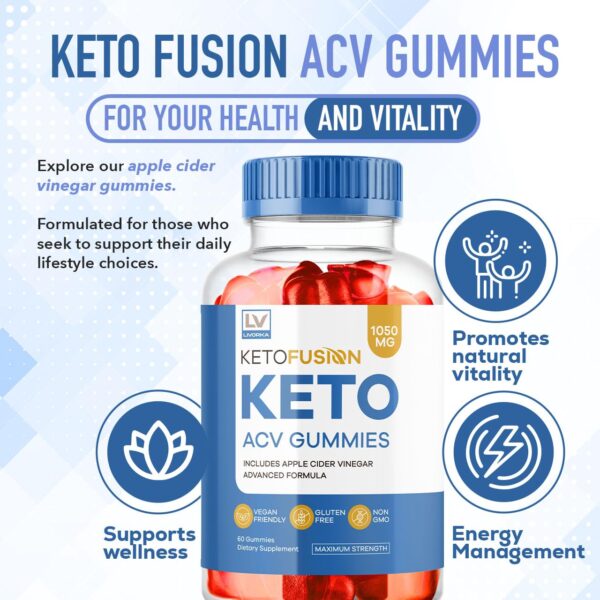 Keto Fusion paquete múltiple 5 gomitas para dieta cetogénica