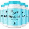 Frasco de cápsulas Renerve para salud y soporte nervioso