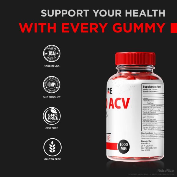 QuickFire gomitas Keto ACV suplemento natural 60 unidades