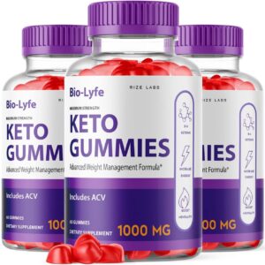 Gomitas BioLyfe Keto ACV paquete 180 gomitas